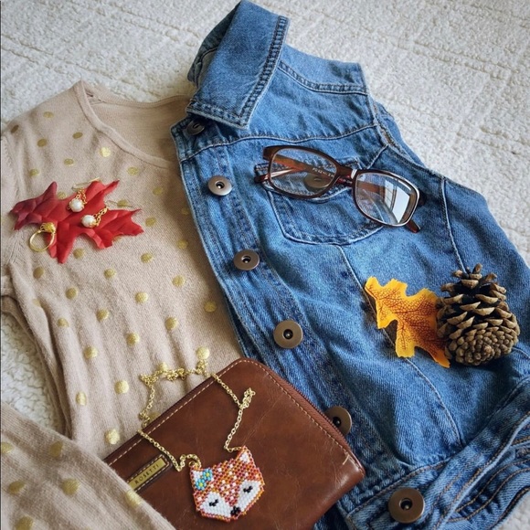 ❤️3 for $20❤️ LC Lauren Conrad Polka Dot Sweater - Picture 4 of 6